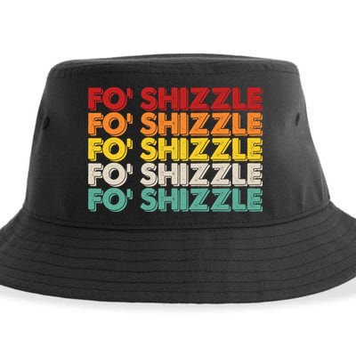 Vintage Retro Fo' Shizzle Sustainable Bucket Hat