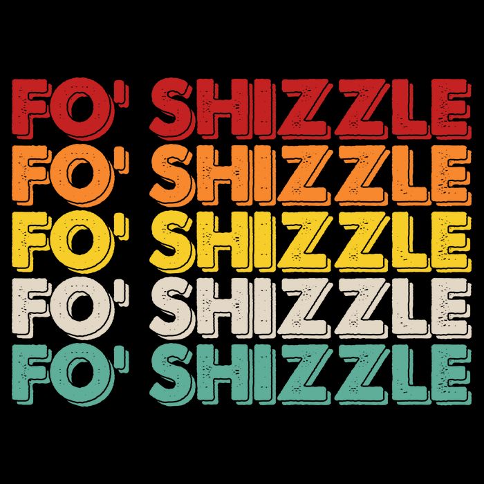 Vintage Retro Fo' Shizzle Mug