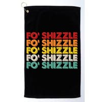 Vintage Retro Fo' Shizzle Golf Towel