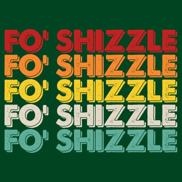 Vintage Retro Fo' Shizzle Sweatshirt