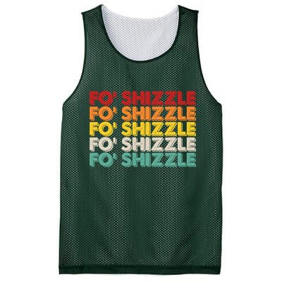 Vintage Retro Fo' Shizzle Mesh Reversible Basketball Jersey Tank