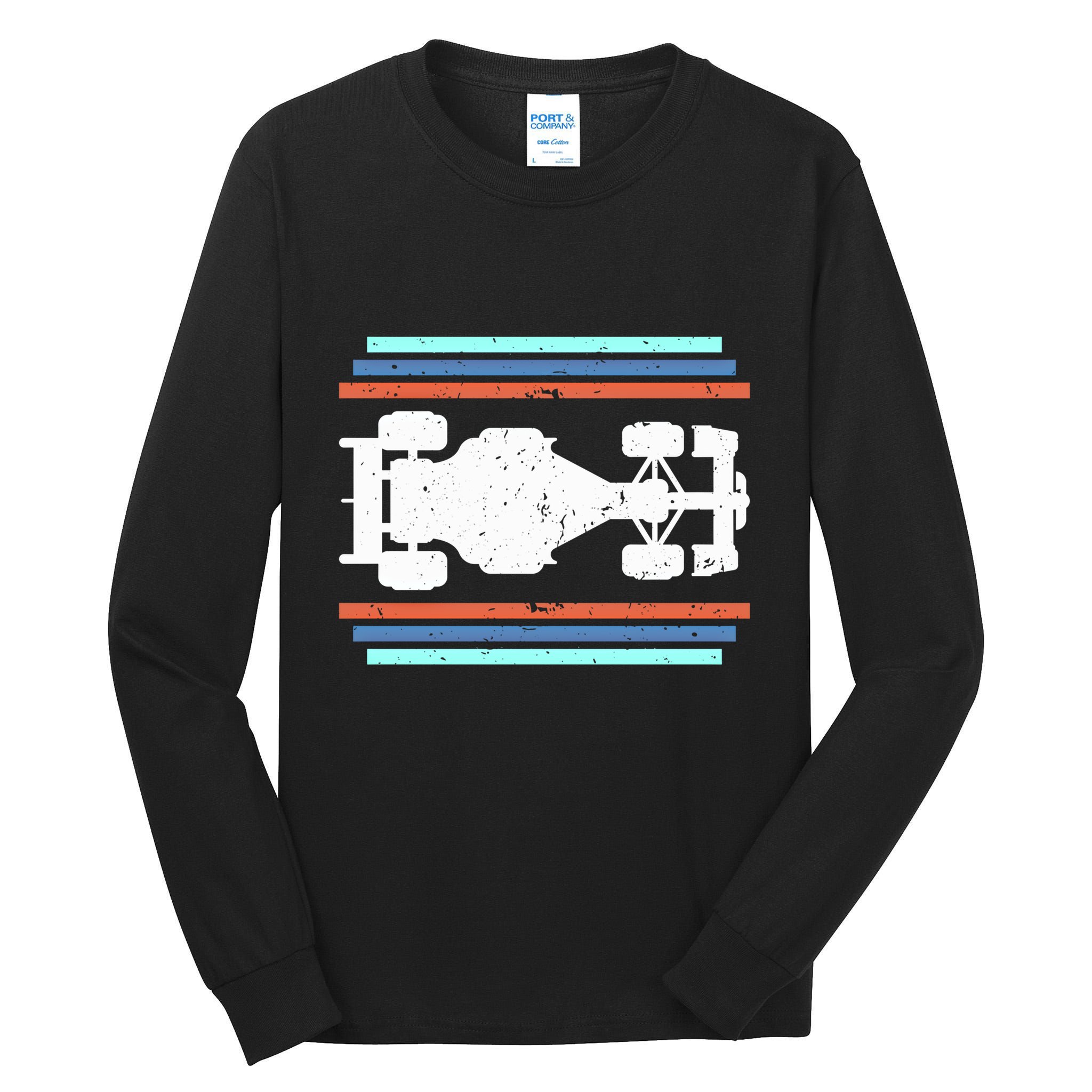 Vintage Retro Formula Racing Racing Party Funny Gift Tall Long Sleeve T-Shirt