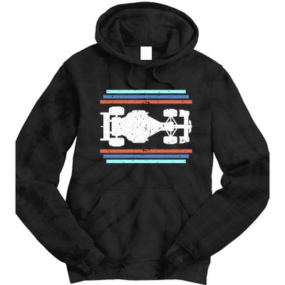Vintage Retro Formula Racing Racing Party Funny Gift Tie Dye Hoodie