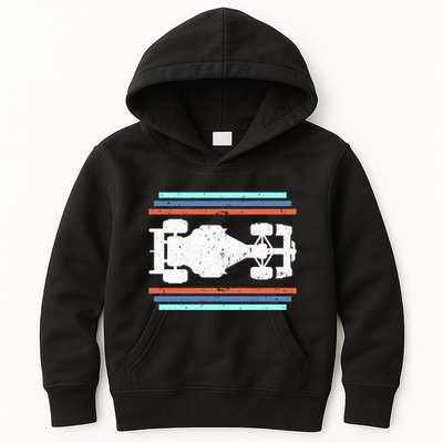 Vintage Retro Formula Racing Racing Party Funny Gift Kids Hoodie