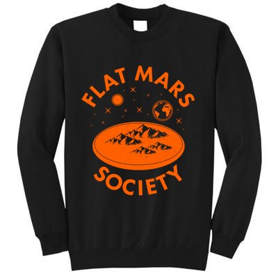 Vintage Retro Flat Mars Society Sweatshirt
