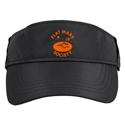 Vintage Retro Flat Mars Society Adult Drive Performance Visor