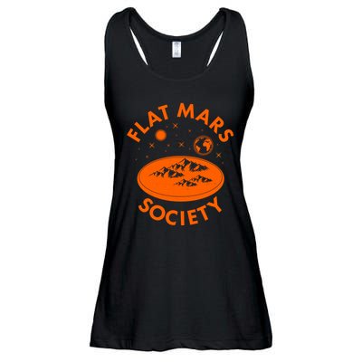 Vintage Retro Flat Mars Society Ladies Essential Flowy Tank