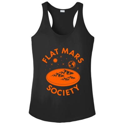 Vintage Retro Flat Mars Society Ladies PosiCharge Competitor Racerback Tank