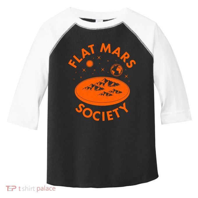 Vintage Retro Flat Mars Society Toddler Fine Jersey T-Shirt