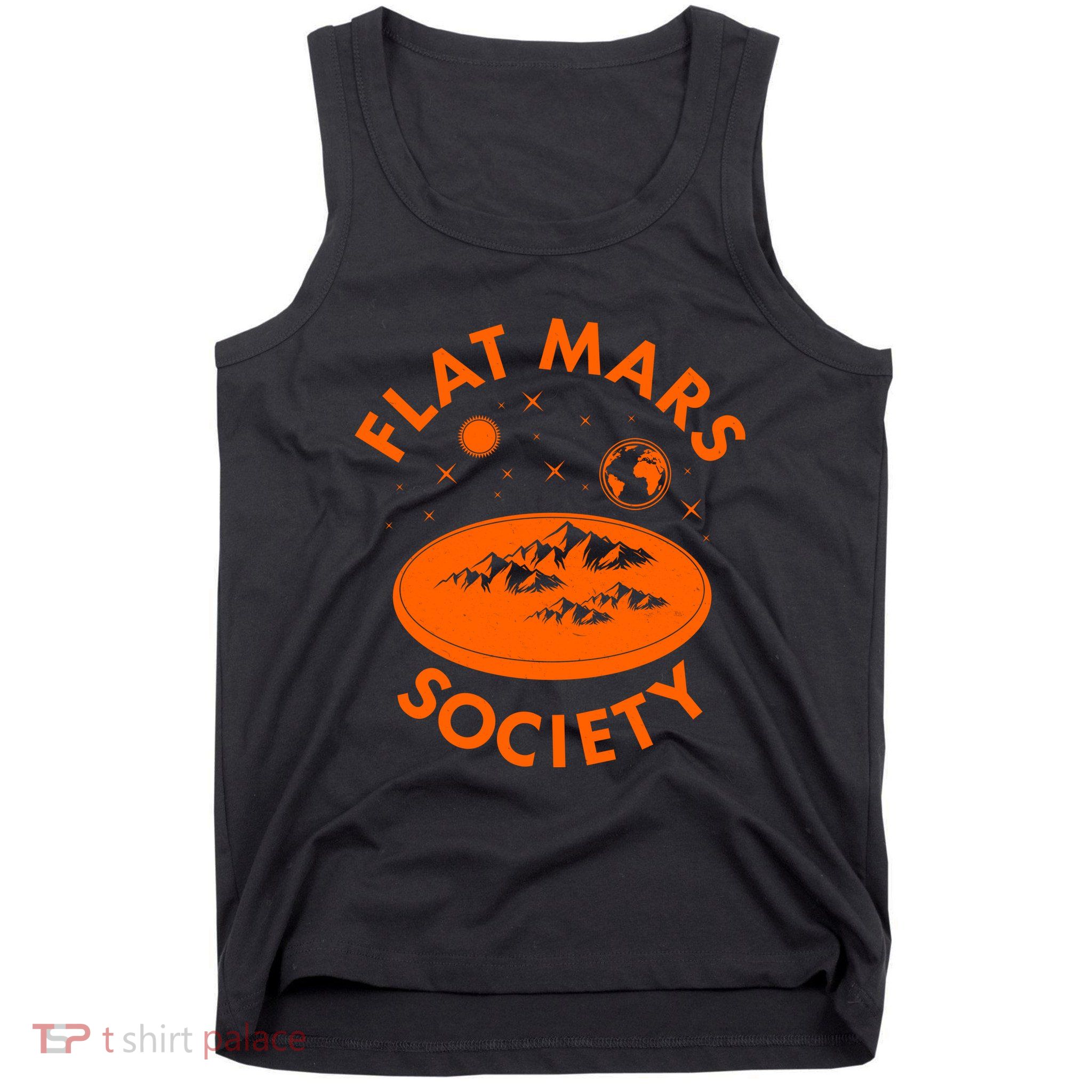 Vintage Retro Flat Mars Society Tank Top