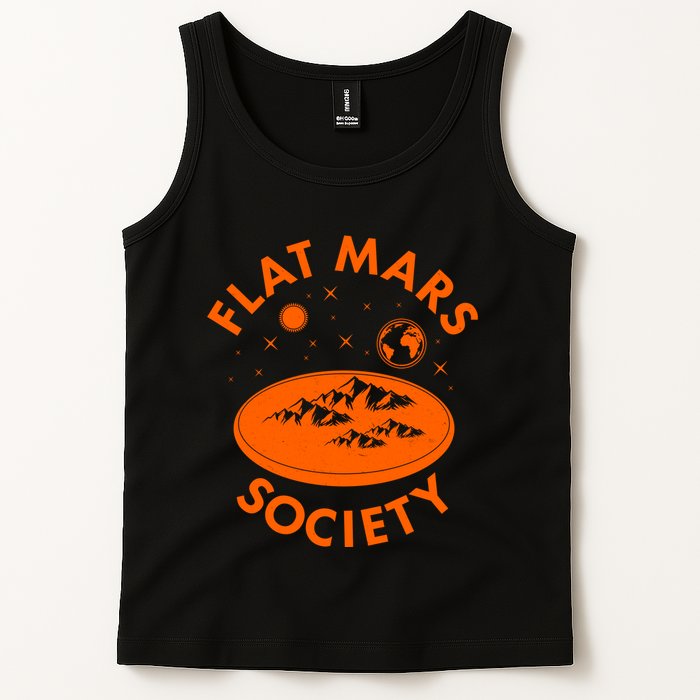Vintage Retro Flat Mars Society Tank Top