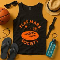 Vintage Retro Flat Mars Society Tank Top