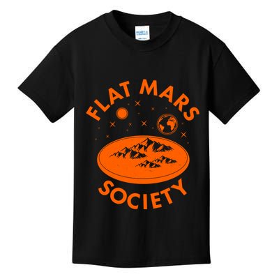 Vintage Retro Flat Mars Society Kids T-Shirt