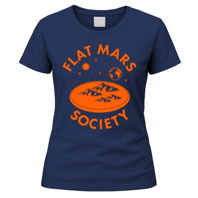 Vintage Retro Flat Mars Society Women's T-Shirt