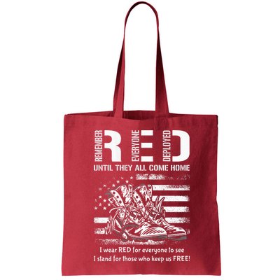 Vintage Red Friday Until They Come Home USA American Flag Bag
