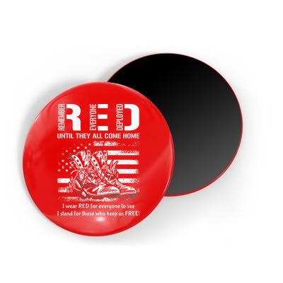 Vintage Red Friday Until They Come Home USA American Flag Magnet
