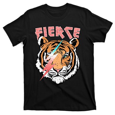 Vintage Retro Fierce Tiger Cool 80's 90's Style Lover Gift T-Shirt