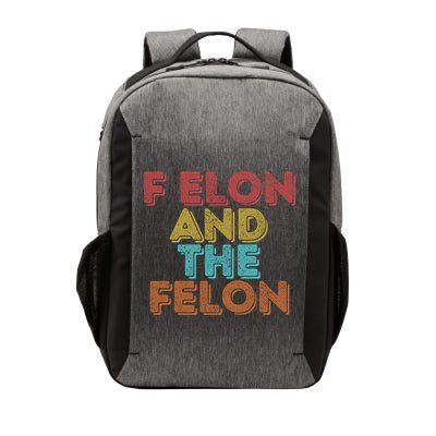 Vintage Retro F Elon And The Felon Vector Backpack