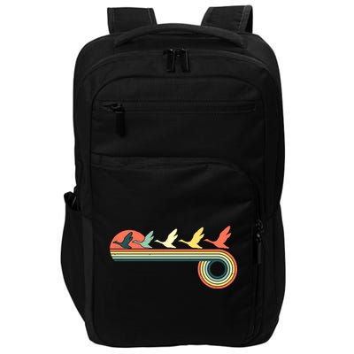 Vintage Retro Flying Geese Impact Tech Backpack