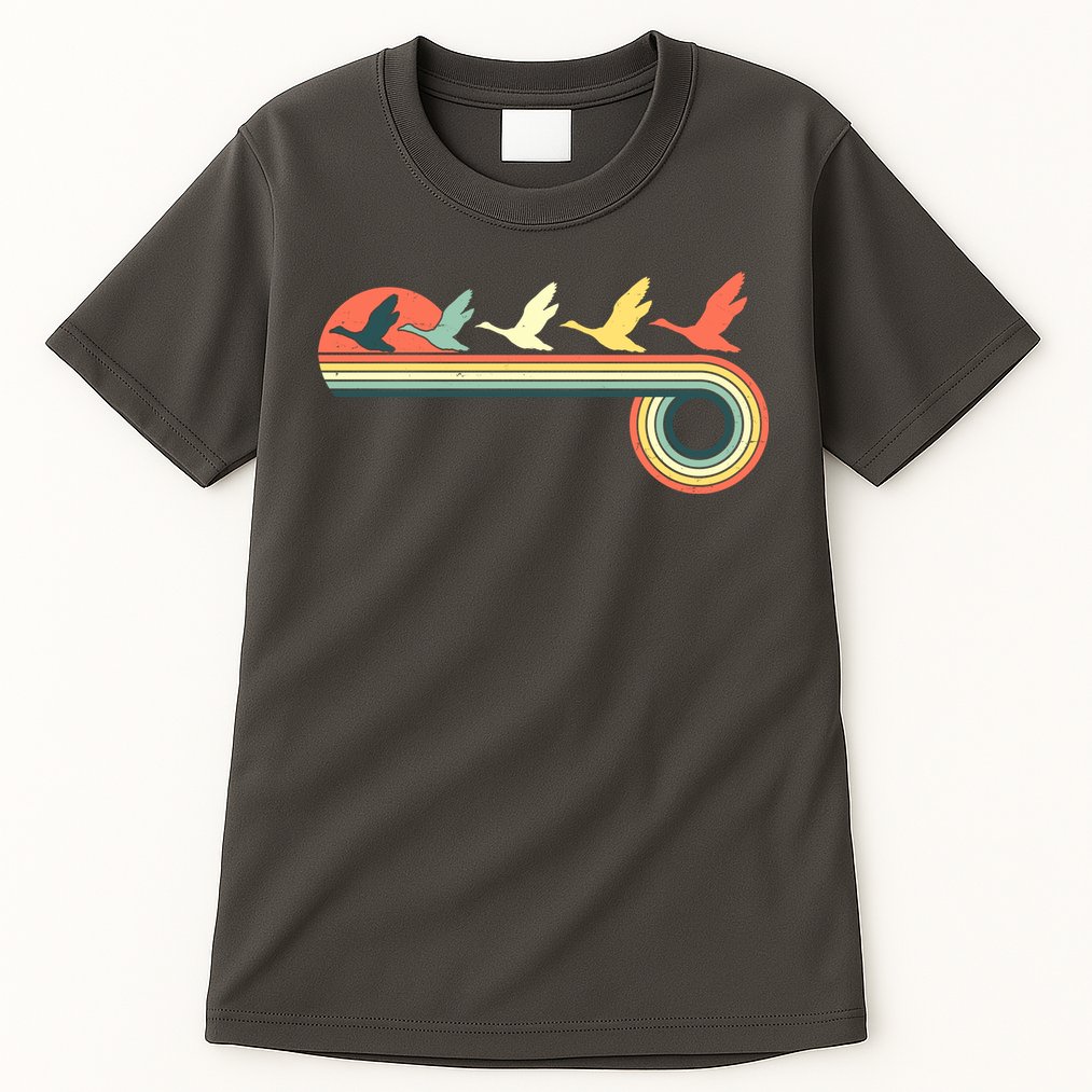 Vintage Retro Flying Geese Tall T-Shirt