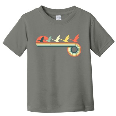 Vintage Retro Flying Geese Toddler T-Shirt