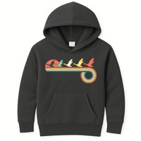 Vintage Retro Flying Geese Kids Hoodie