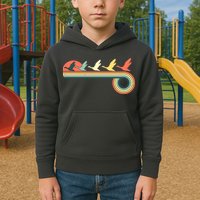 Vintage Retro Flying Geese Kids Hoodie