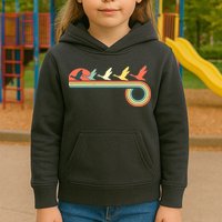 Vintage Retro Flying Geese Kids Hoodie