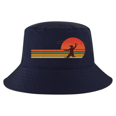 Vintage Retro Fly Fisherman Fishing Fan Cool Comfort Performance Bucket Hat