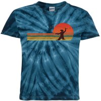 Vintage Retro Fly Fisherman Fishing Fan Kids Tie-Dye T-Shirt