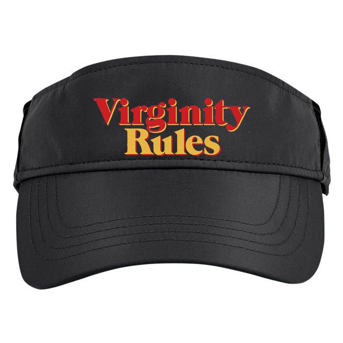 Virginity Rules Funny Virginity Adult Drive Performance Visor