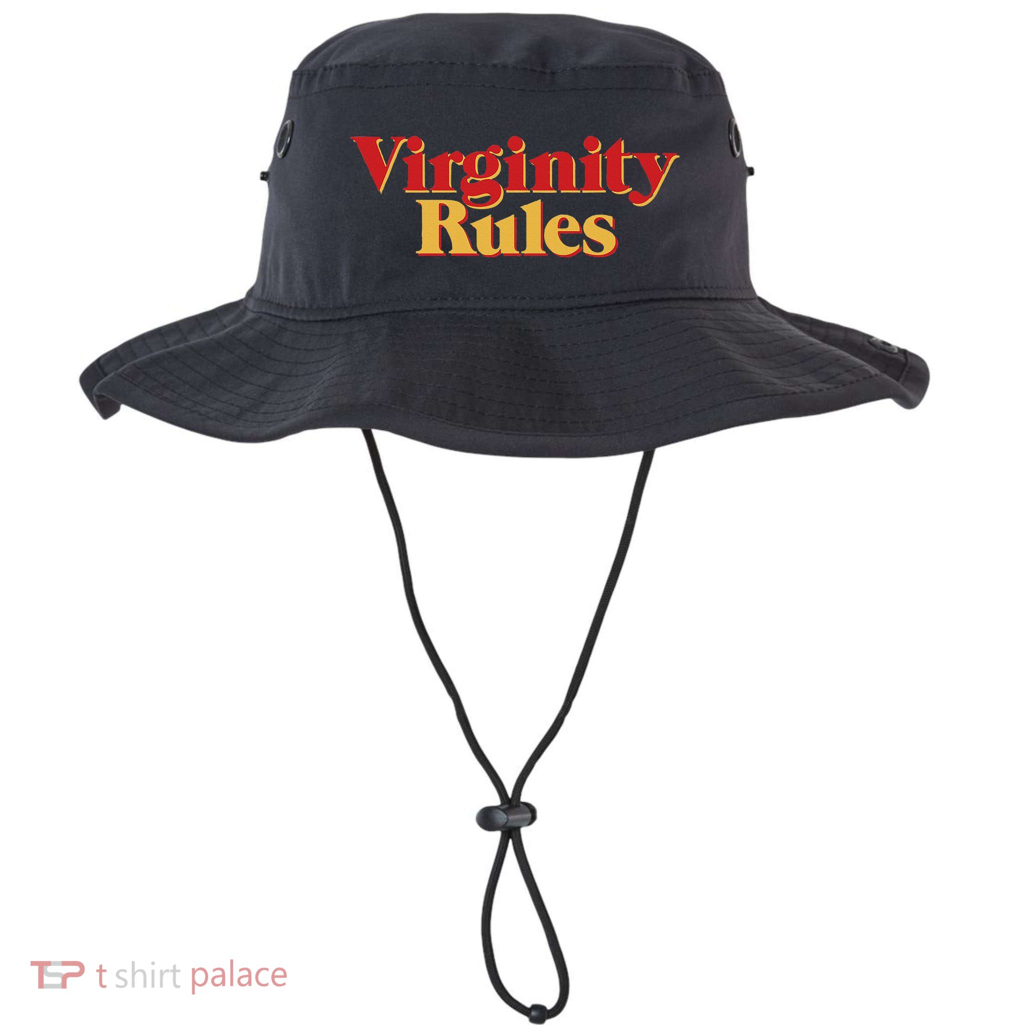 Virginity Rules Funny Virginity Bucket Hat