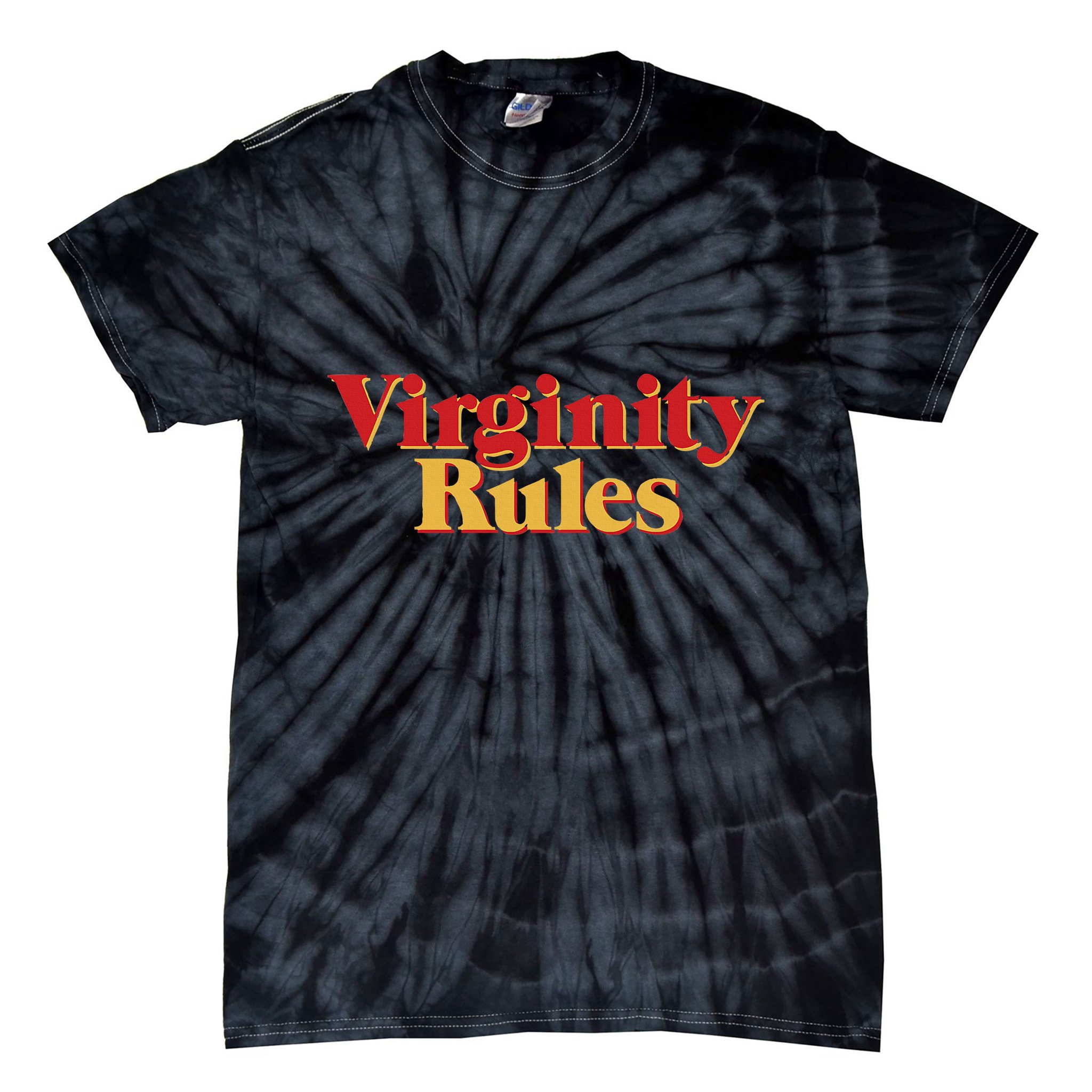 Virginity Rules Funny Virginity Tie-Dye T-Shirt