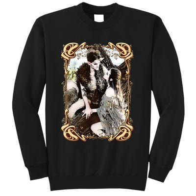 VIntage Retro Fantasy World Elves Couple Sweatshirt