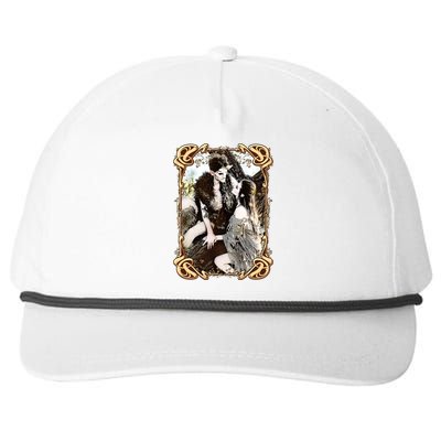 VIntage Retro Fantasy World Elves Couple Snapback Five-Panel Rope Hat