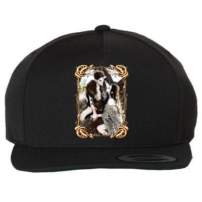 VIntage Retro Fantasy World Elves Couple Wool Snapback Cap