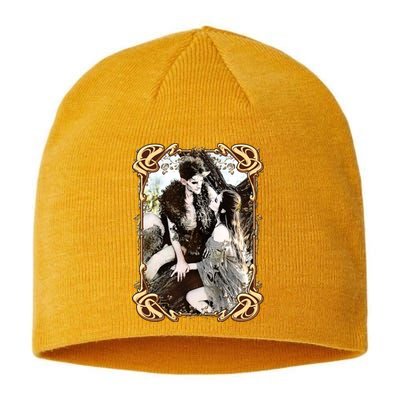 VIntage Retro Fantasy World Elves Couple Sustainable Beanie