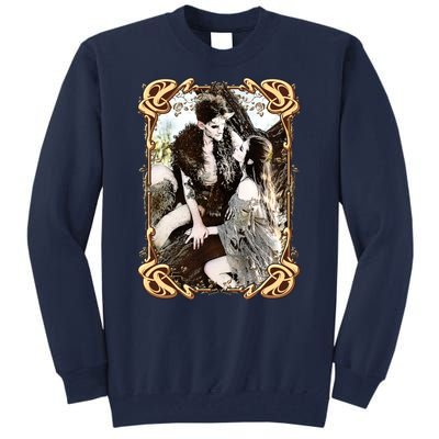 VIntage Retro Fantasy World Elves Couple Tall Sweatshirt