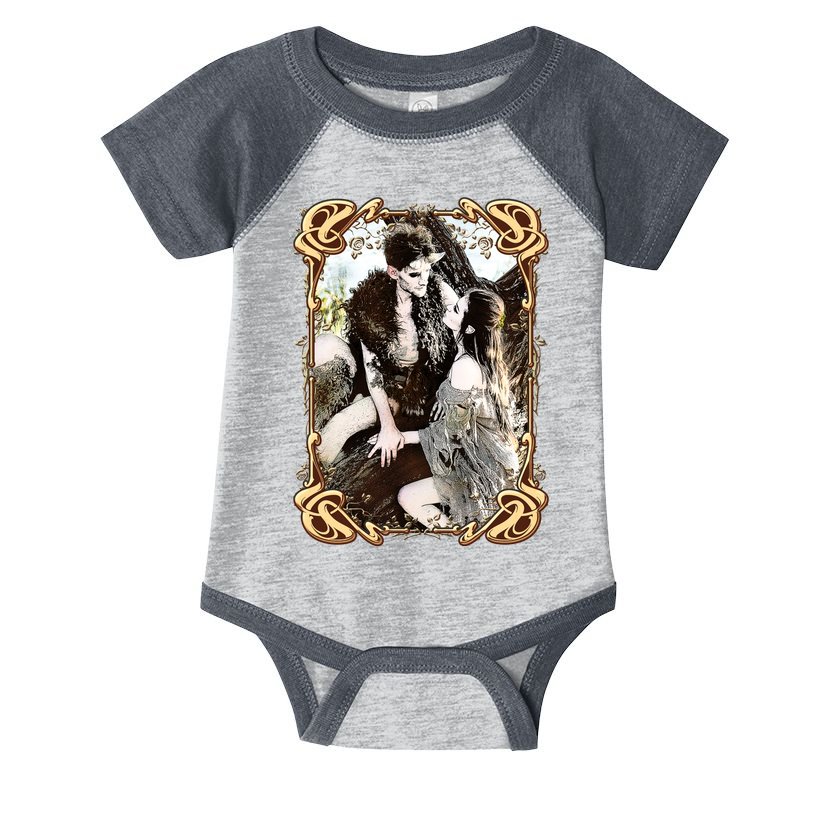 VIntage Retro Fantasy World Elves Couple Infant Baby Jersey Bodysuit