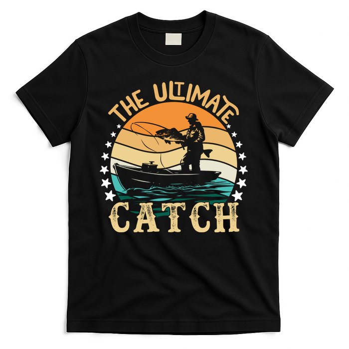 Vintage Retro Fishing Graphic T-Shirt