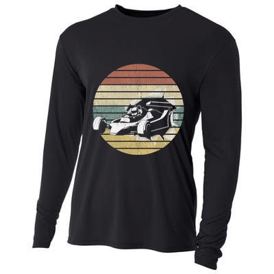Vintage Retro Formula Racing Car Racing Fans Auto Sports Gift Cooling Performance Long Sleeve Crew