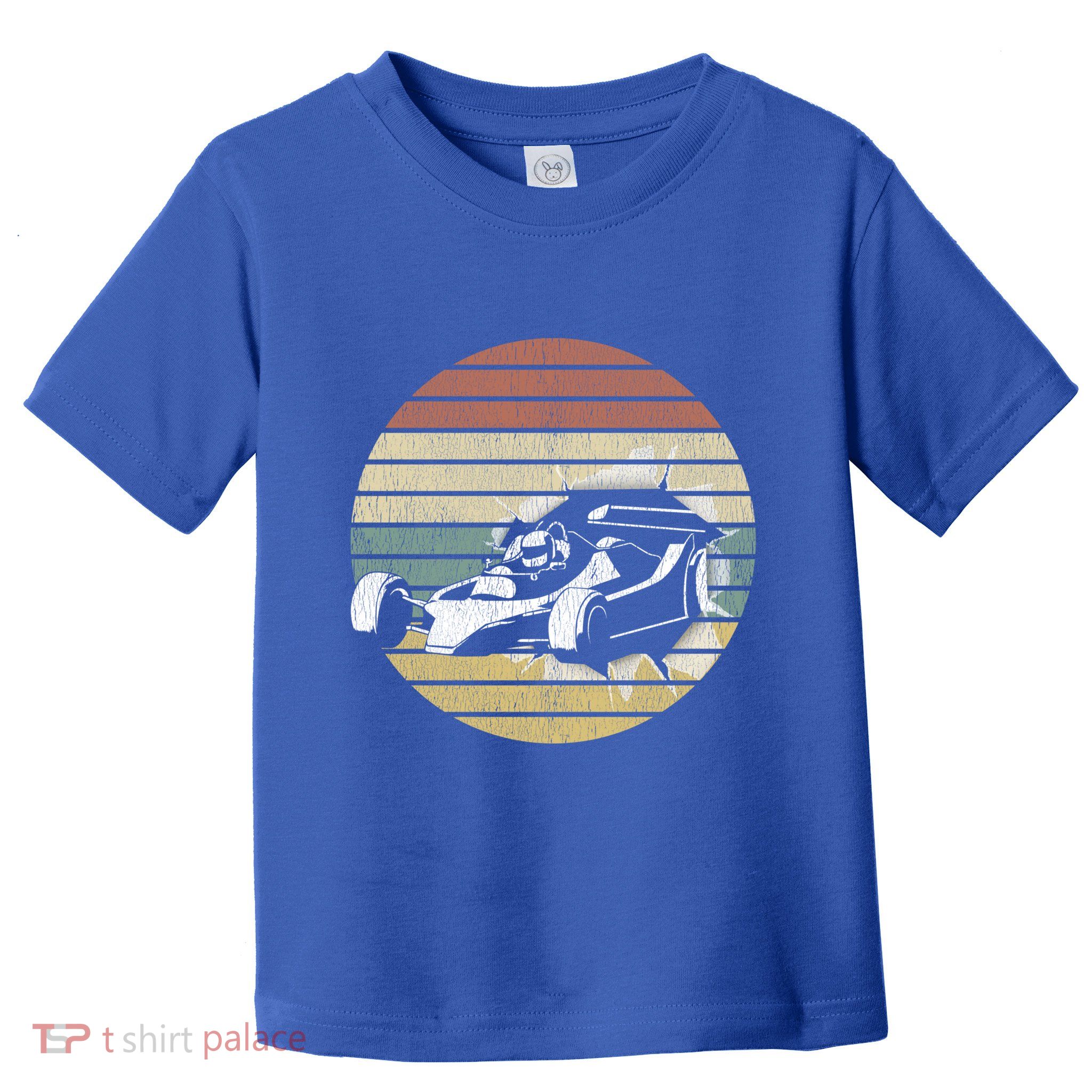 Vintage Retro Formula Racing Car Racing Fans Auto Sports Gift Toddler T-Shirt