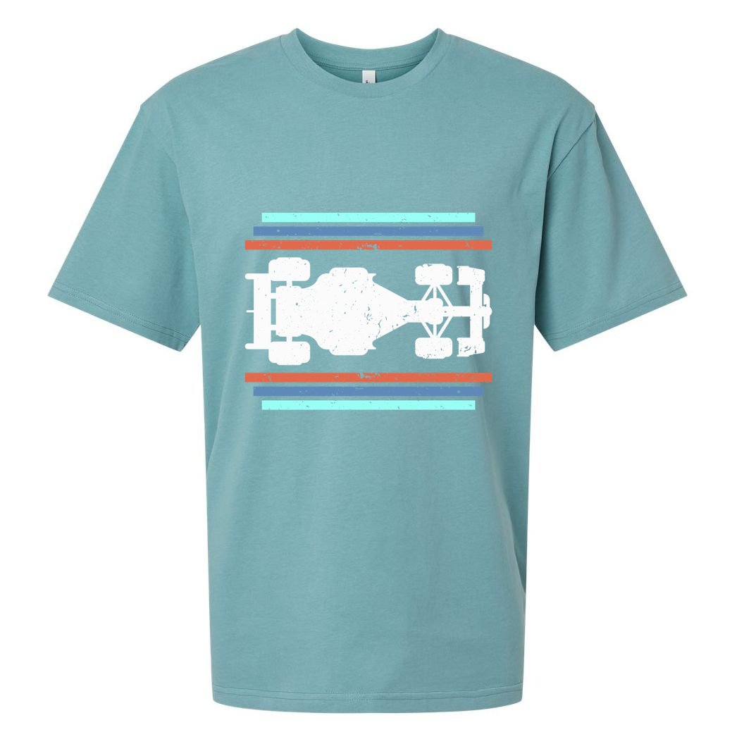Vintage Retro Formula Racing Racing Party Cool Gift Sueded Cloud Jersey T-Shirt
