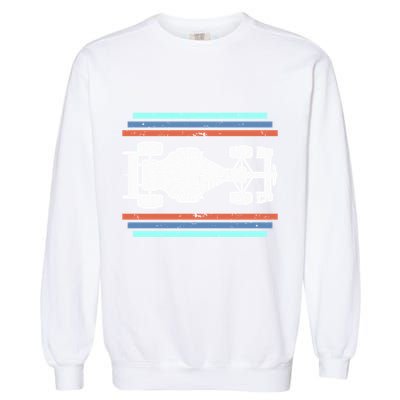 Vintage Retro Formula Racing Racing Party Cool Gift Garment-Dyed Sweatshirt