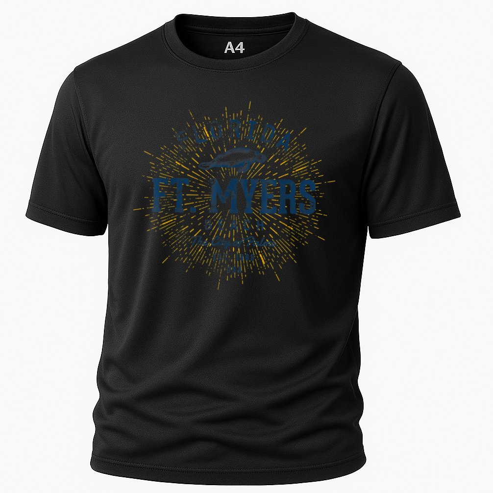 Vintage Retro Fort Myers Beach Performance Shirt