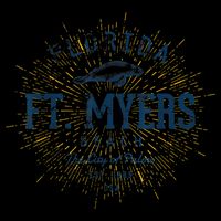 Vintage Retro Fort Myers Beach Button