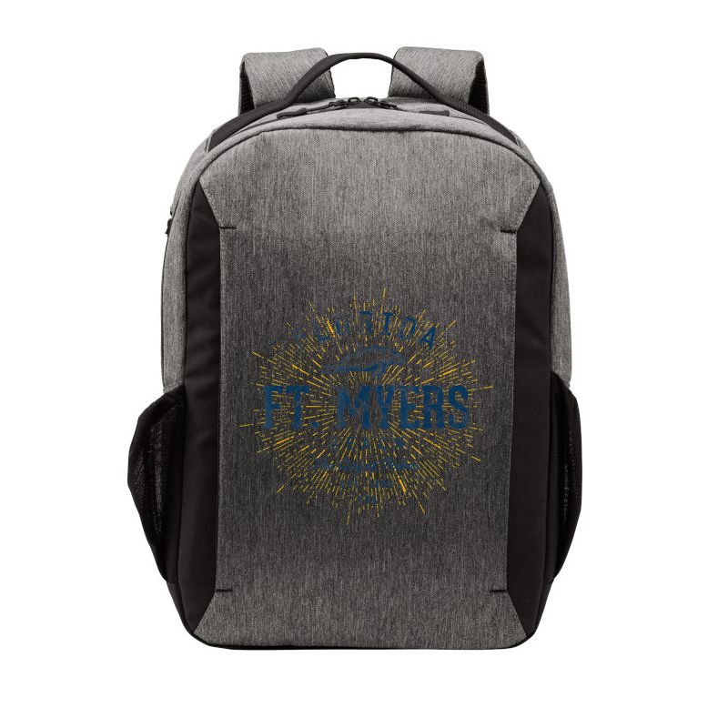 Vintage Retro Fort Myers Beach Vector Backpack