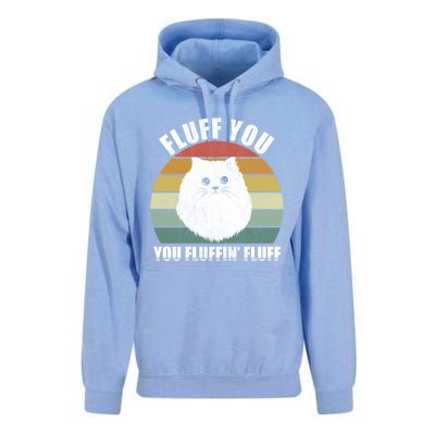 Vintage Retro Fluff You You Fluffin' Fluff Funny Cat Kitten Meaningful Gift Unisex Surf Hoodie