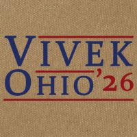 Vivek Ramaswamy For Governor Of Ohio 2026 Vivek 2026 Cotton Canvas Backpack