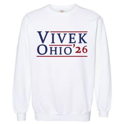 Vivek Ramaswamy For Governor Of Ohio 2026 Vivek 2026 Garment-Dyed Sweatshirt